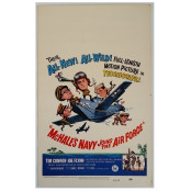 McHale's Navy Joins the Air Force - Original 1965 U.S.A. Window Card